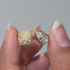 1.40 CT Toi et Moi Pear and Round Cut Diamond Open Ring