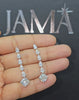 5.15 CT Cushion Brilliant Cut Lab Grown Drop Earring (Ready for Delivery)