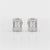 1 Ct Emerald Pair Solitaire Lab Diamond Earrings
