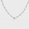 23.28 CT Lab Diamond Round Necklace