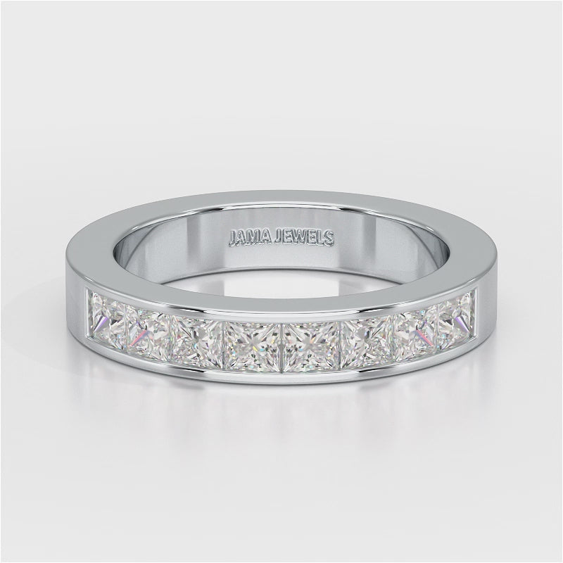 1.07 CT Princess Cut Lab Diamond Ring