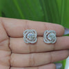 2.8 CT Round Flower Cut Lab Diamond Stud Earring (Ready for Delivery)