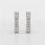Emerald Cut Lab Diamond Hoop Earrings