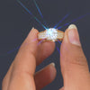 2.6 CT Round Cut Wide Pavé Diamond Ring