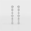 7.99 CT Lab Diamond Dangle Drop Earring