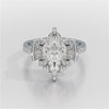 Marquise 3.49 Carat Lab Grown Diamond Wedding Ring