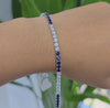 Bracelet with 3.23 CT Lab Grown Diamonds and 3.02 CT Blue Sapphire Gemstones (Ready For Delivery)