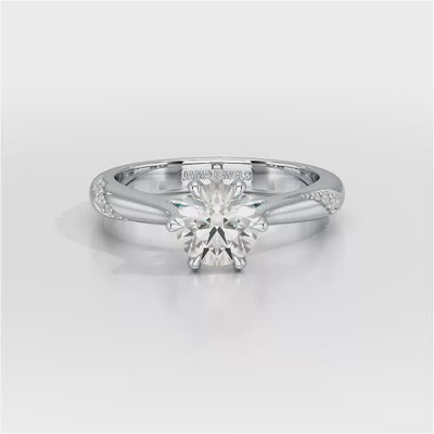 Elegant 1.16 CT Lab Diamond Solitaire Ring