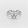 3.15 CT Round Cut Lab Diamond Ring