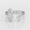 1.28 CT Pear Cut Lab Diamond Ring