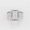 7.8 CT Three Stone Lab Diamond Ring