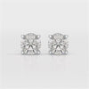 1 Carat Studs Lab Diamond Round Earrings