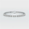 12.25 CT Emerald Cut Diamond Tennis Bracelet