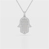 1.5 CT Baguette Straight Cut Lab Diamond Pendant