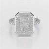 1.20 CT Octagonal Shaped Diamond Ring