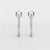 1.38 CT Lab Diamond Heart Shaped Hoop earring