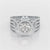 1.72 CT Halo Round Cut Lab Diamond Ring