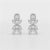6.45 CT Marquise and Oval Cut Drop Earrings