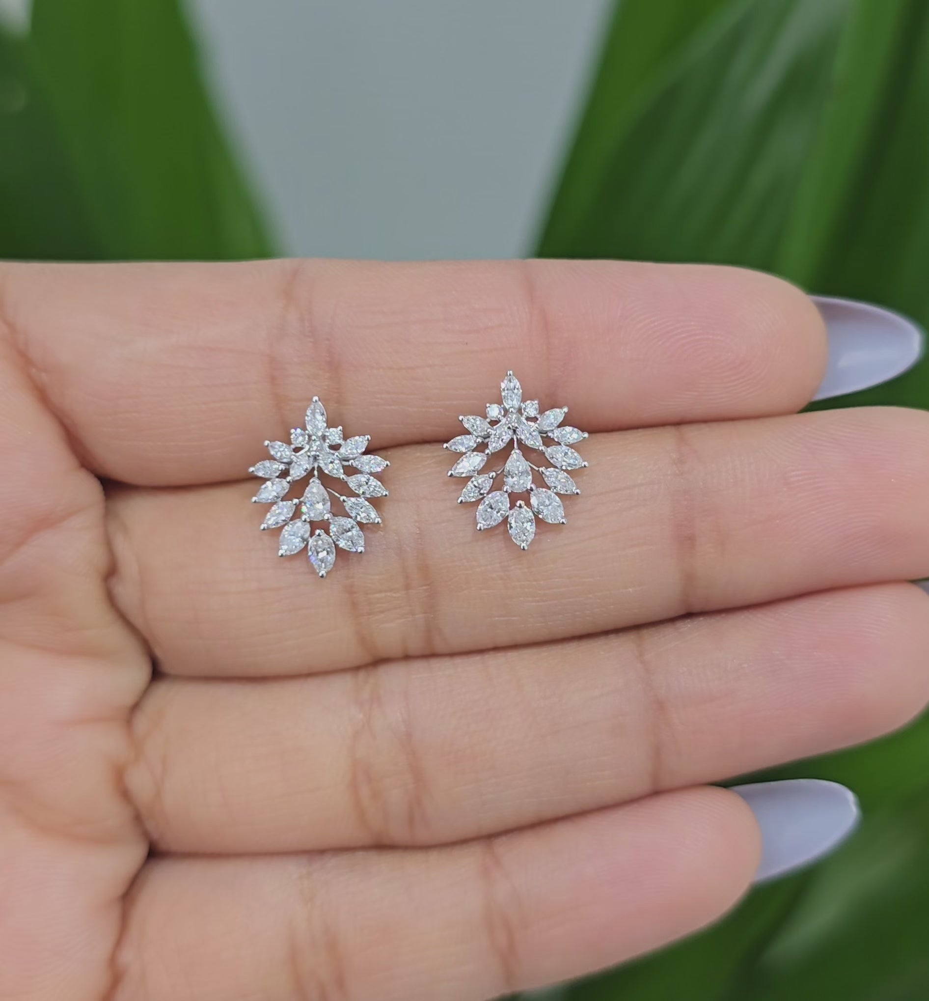 0.8 CT Multi Shape Lab Grown Diamond Stud Earring (Ready for Delivery)