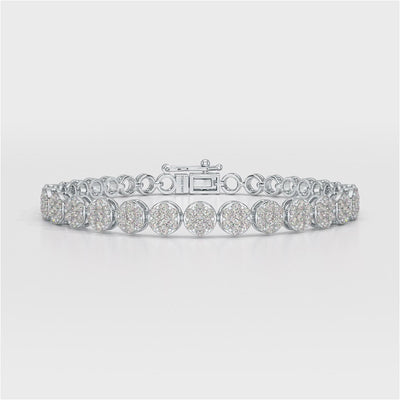2.49 CT Lab Grown Diamond Tennis Bracelet