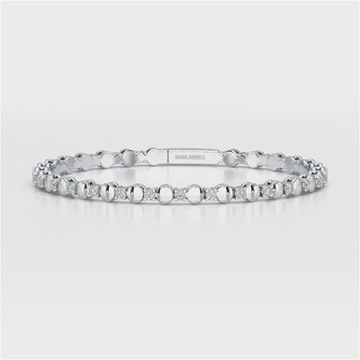 0.95 CT  Lab Grown  Diamond Bangle