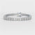 17.35 CT 18KT Gold Diamond Tennis Bracelet