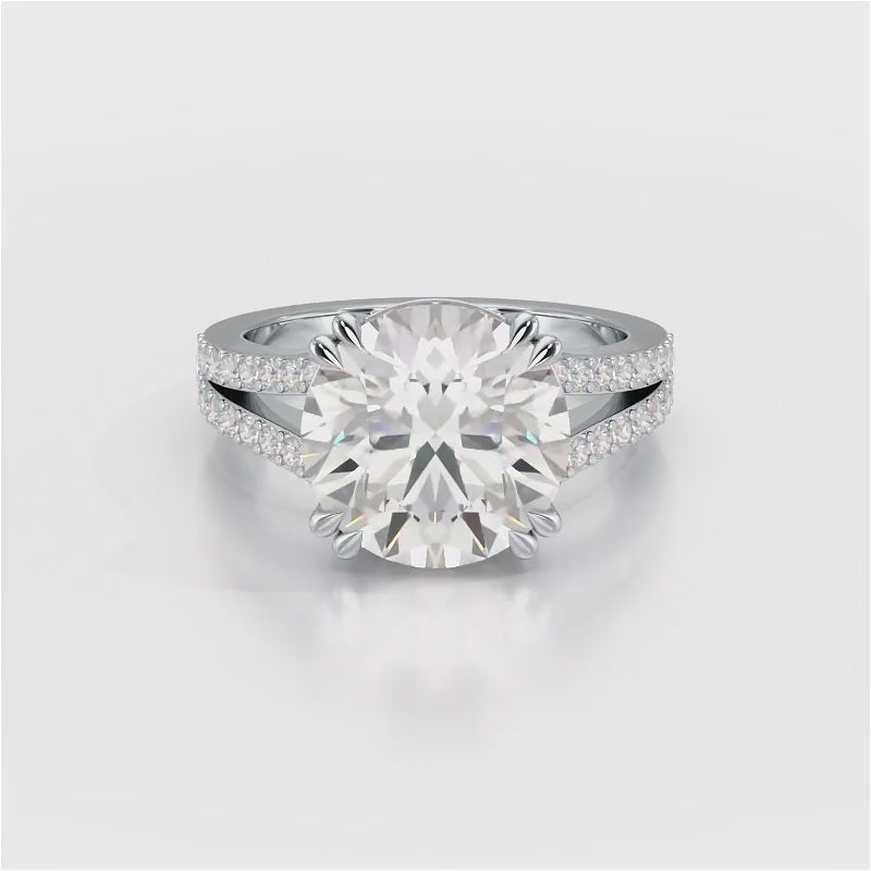 6.49 CT Solitaire Lab Diamond Ring