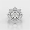 9.24 CT Lab Diamond Round Wedding Ring