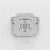 1.94 CT Baguette Cut Layered Halo Lab Diamond Ring