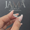 1.35 CT Lab Diamond Heart & Pear Cut Three Stone Ring (Ready for Delivery)