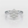 1 Carat Round Cut Lab Diamond Ring