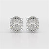 1 CT Oval Pair Solitaire Lab Diamond Stud Earrings